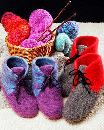 AC13e Felt Boot Slippers ~ PDF Digital Download