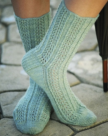 AC52e Raindrop Lace Socks ~ PDF Digital Download