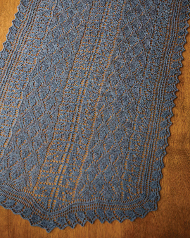 S2022e ~ Berry Blue-tiful Summer Shawl