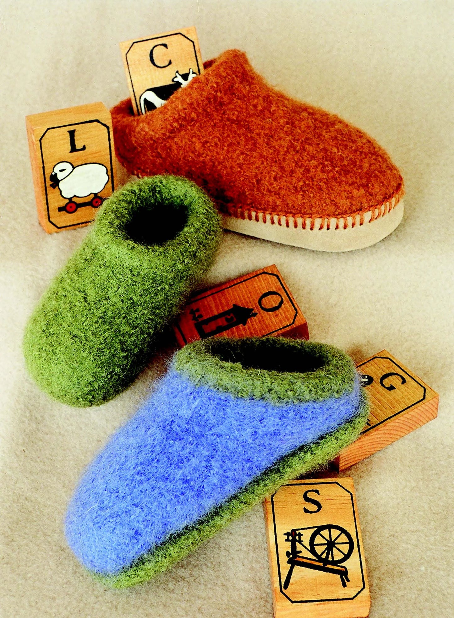 CH38e Children's Felt Clogs - PDF Digital Download