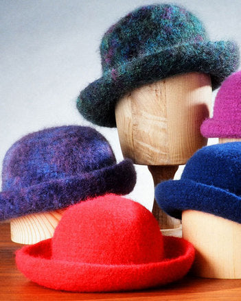 AC11e Crocheted Felt Hat ~ PDF Digital Download
