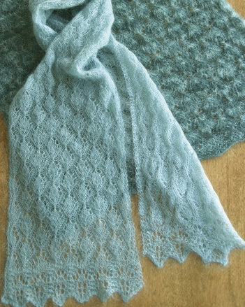 AC73e Cocoon Lace Scarf or Wrap ~ PDF Digital Download