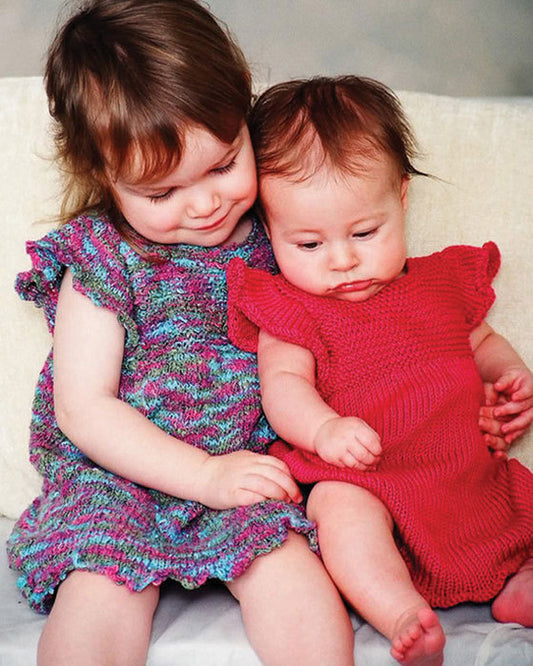 CH27e Little Friends Knit Dress ~ PDF Digital Download