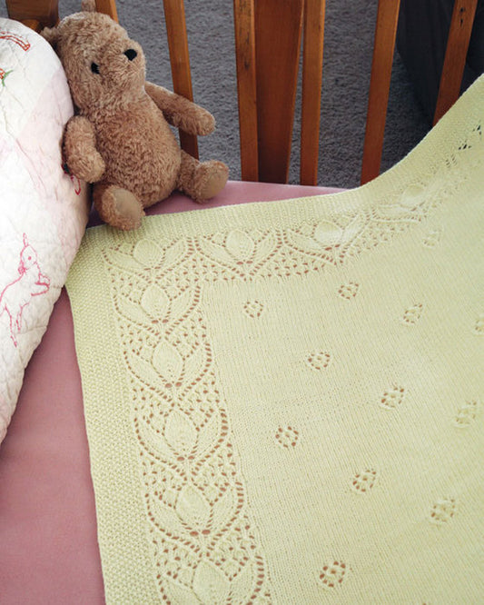 CH51 Tulips & Rosebuds Baby Blanket