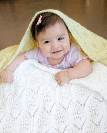 CH48 Light and Lacy Baby Blankets