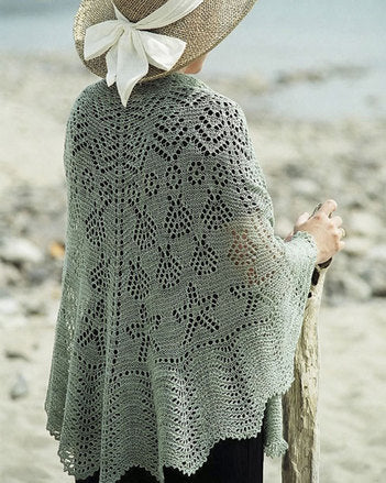 S2008e The Seascape Lace Shawl ~ PDF Digital Download