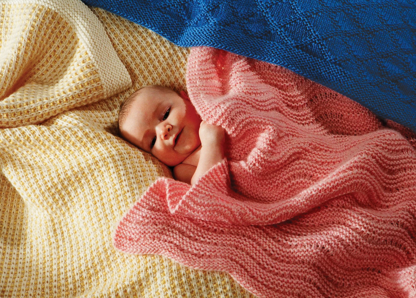 CH23e Easy Knit Baby Blanket Collection 1 ~ PDF Digital Download
